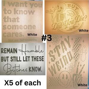 Snarky themed Screen Prints - 20 Prints total